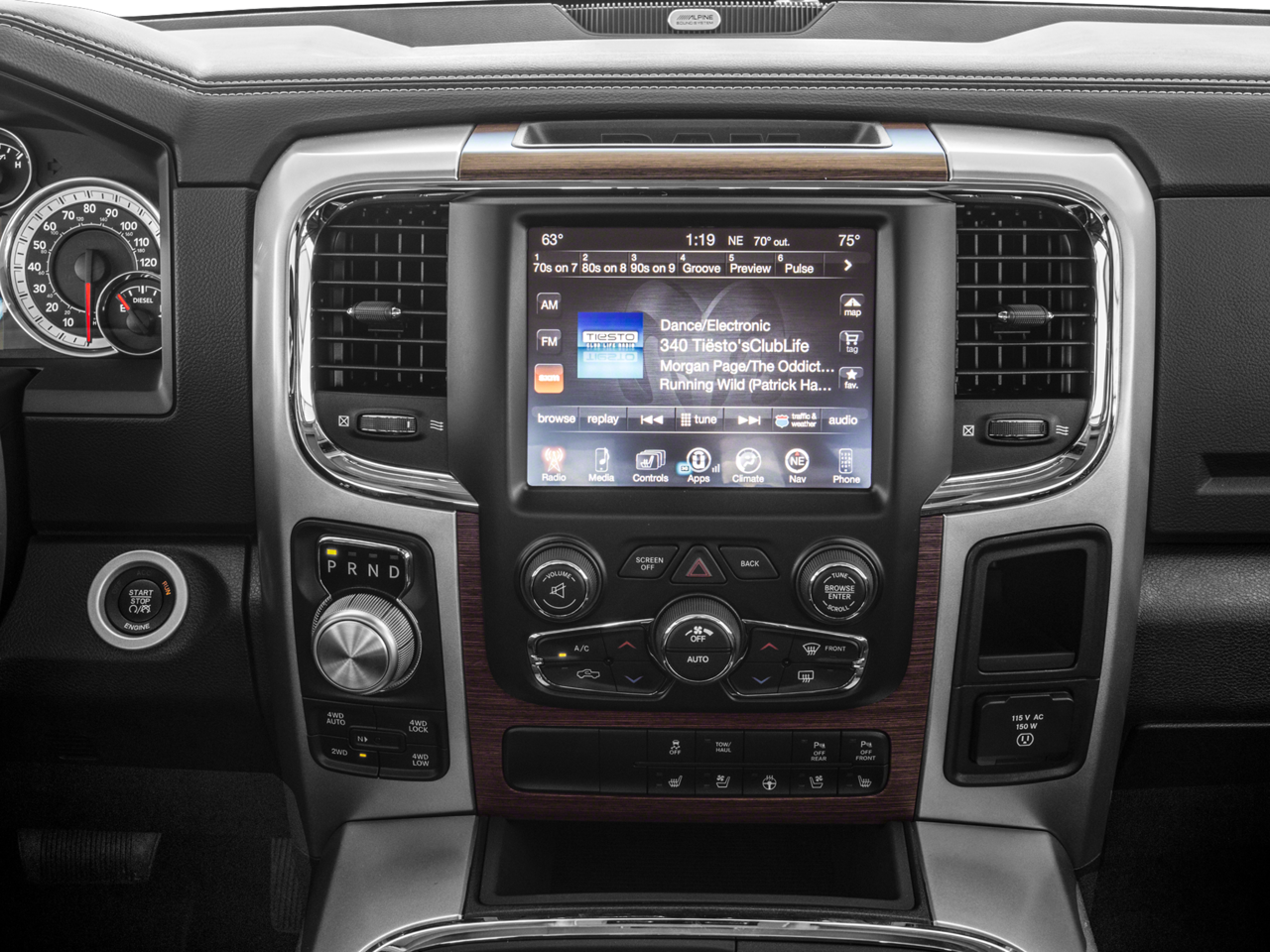 2017 RAM 1500 LARAMIE 4X4 ECO DIESEL BACK UP CAM CLEAN