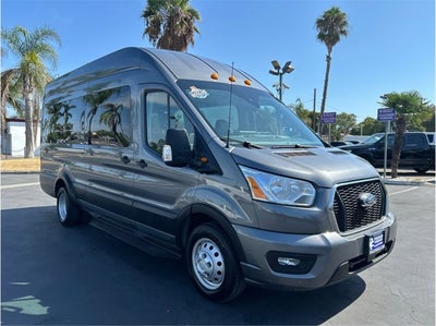 2022 Ford Transit Passenger Wagon XLT EXTENDED HIGH ROOF DUALLY 15 PASSENGER NAV BACK UP CAMERA 1 OWNER CLEAN