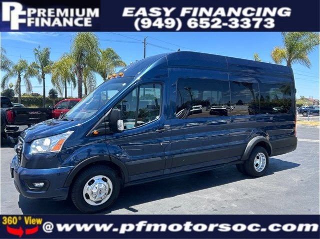 2022 Ford Transit Passenger Wagon XLT AWD 15 PASSENGER DUAL A/C LEATHER PACKAGE CLEA
