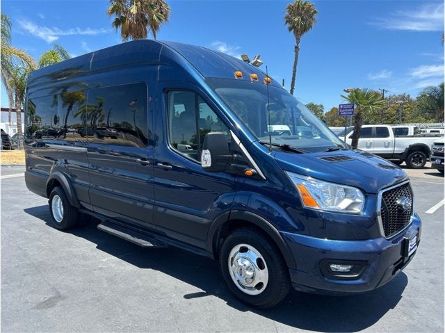 2022 Ford Transit Passenger Wagon XLT AWD 15 PASSENGER DUAL A/C LEATHER PACKAGE CLEA