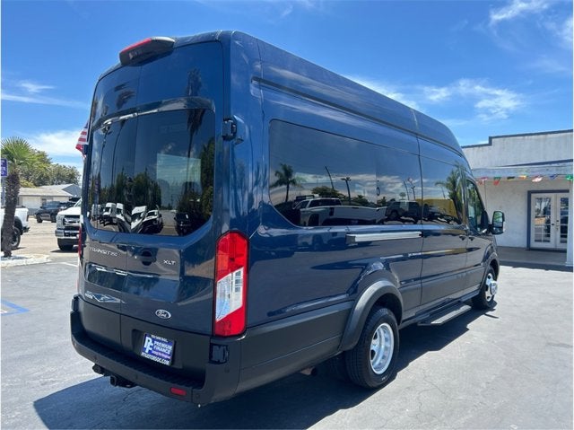 2022 Ford Transit Passenger Wagon XLT AWD 15 PASSENGER DUAL A/C LEATHER PACKAGE CLEA