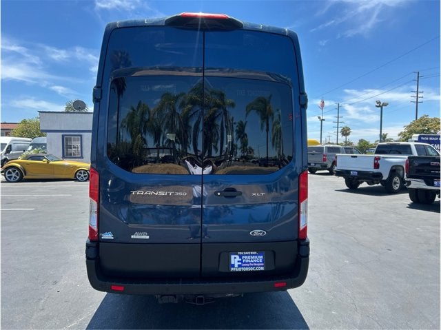 2022 Ford Transit Passenger Wagon XLT AWD 15 PASSENGER DUAL A/C LEATHER PACKAGE CLEA