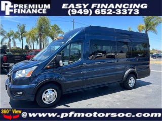 2022 Ford Transit Passenger Wagon XLT AWD 15 PASSENGER DUAL A/C LEATHER PACKAGE CLEA