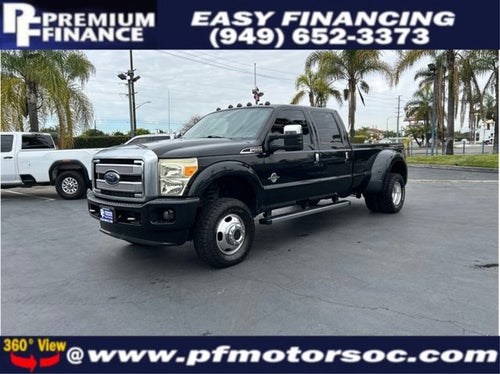 2015 Ford Super Duty F-350 DRW PLATINUM DUALLY 4X4 DIESEL NAV BACK UP CAM CLEAN