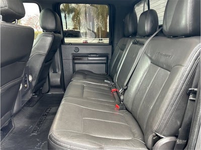 2015 Ford Super Duty F-350 DRW PLATINUM DUALLY 4X4 DIESEL NAV BACK UP CAM CLEAN