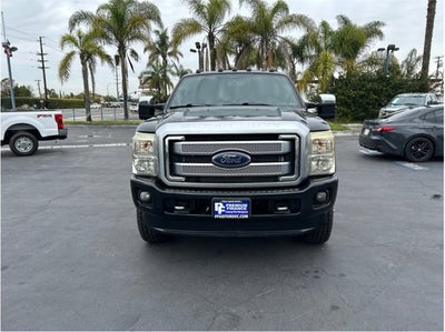 2015 Ford Super Duty F-350 DRW PLATINUM DUALLY 4X4 DIESEL NAV BACK UP CAM CLEAN