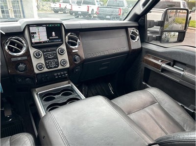 2015 Ford Super Duty F-350 DRW PLATINUM DUALLY 4X4 DIESEL NAV BACK UP CAM CLEAN