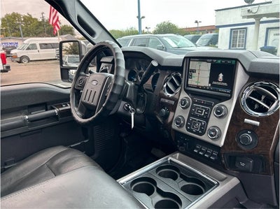 2015 Ford Super Duty F-350 DRW PLATINUM DUALLY 4X4 DIESEL NAV BACK UP CAM CLEAN