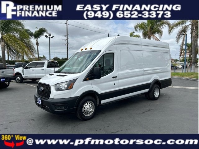 2023 Ford Transit Cargo Van AWD EXTENDED HIGH ROOF DUALLY BACK UP CAM 1OWNER R