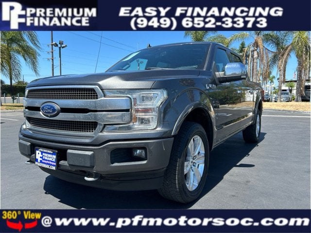 2019 Ford F-150 PLATINUM 4X4 NAV BACK UP CAM PANORAMIC ROOF CLEAN