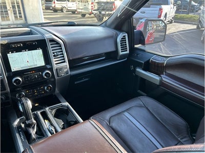 2016 Ford F-150 PLATINUM 4X4 ECOBOOST NAV BACK UP CAM 1 OWNER
