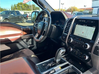 2016 Ford F-150 PLATINUM 4X4 ECOBOOST NAV BACK UP CAM 1 OWNER