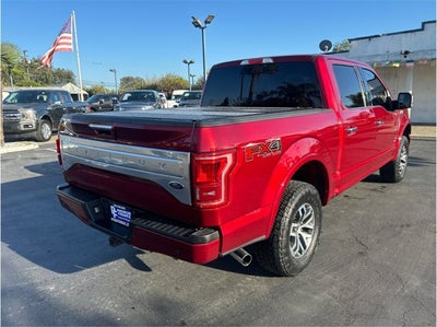2016 Ford F-150 PLATINUM 4X4 ECOBOOST NAV BACK UP CAM 1 OWNER