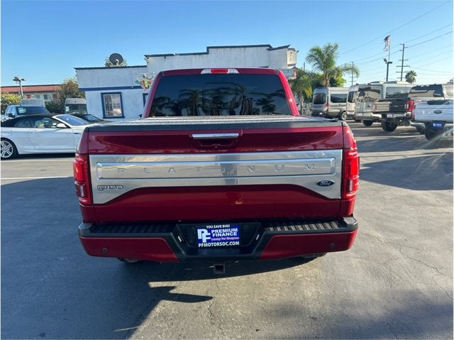 2016 Ford F-150 PLATINUM 4X4 ECOBOOST NAV BACK UP CAM 1 OWNER