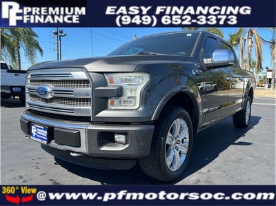 2016 Ford F-150 PLATINUM 4X4 NAVIGATION BACK UP CAM CLEAN