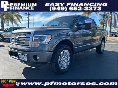 2013 Ford F-150 PLATINUM 4X4 ECOBOOST SUN ROOF BACK UP CAM CLEAN