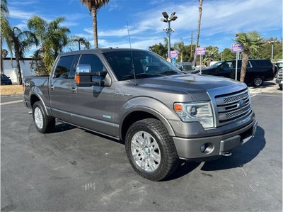 2013 Ford F-150 PLATINUM 4X4 ECOBOOST SUN ROOF BACK UP CAM CLEAN