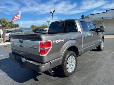 2013 Ford F-150 PLATINUM 4X4 ECOBOOST SUN ROOF BACK UP CAM CLEAN