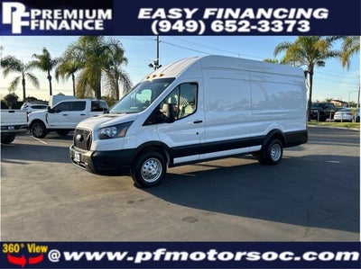 2022 Ford Transit Cargo Van 350 EXTENDED HIGH ROOF CARGO BACK UP CAM 1 OWNER
