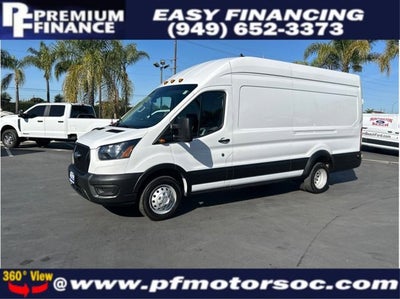 2022 Ford Transit Cargo Van 350 CARGO EXTENDED HIGH ROOF DUALLY 1 OWNER CLEAN
