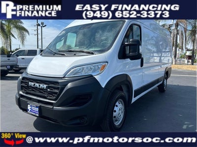2023 RAM ProMaster Cargo Van 3500 HIGH EXTENDED CARGO BACK UP CAM 1 OWNER CLEAN R