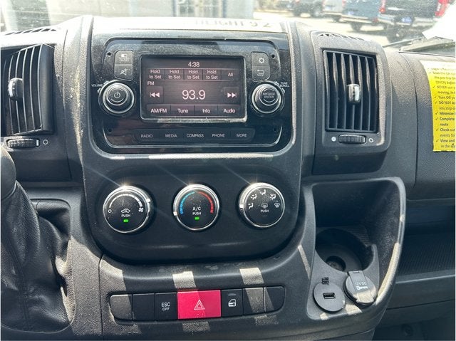 2019 RAM ProMaster Cargo Van 3500 HIGH ROOF EXTENDED CARGO BACK UP CAM
